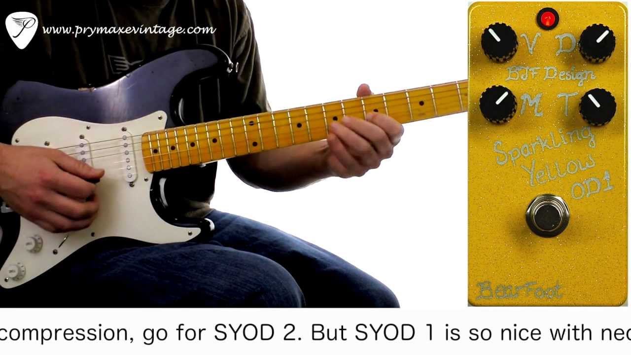 BearFoot FX Sparkling Yellow Overdrive SYOD1