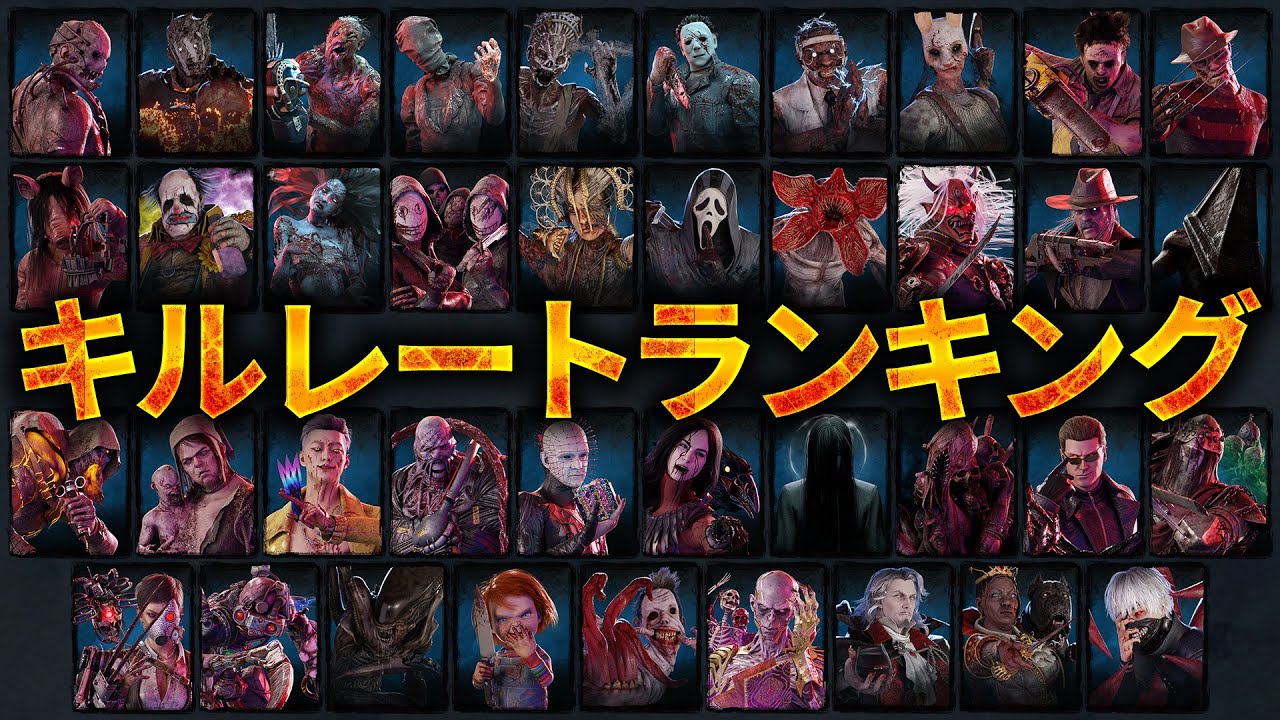 全キラーの3月～5月の平均キルレートランキング※アニマトロニックはいません【Dead by Daylight】#501