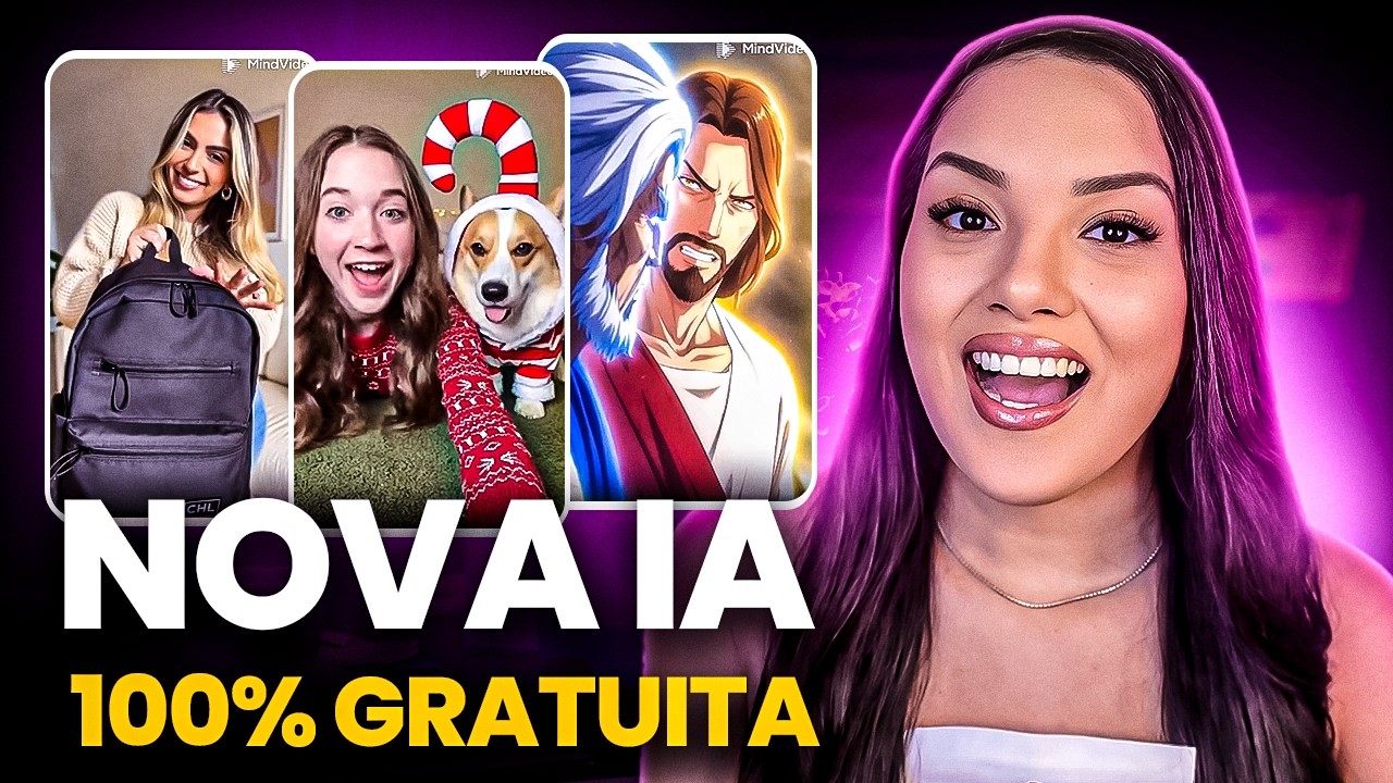 NOVA IA 100% GRATUITA PARA CRIA&Ccedil;&Atilde;O DE V&Iacute;DEOS TIKTOK DARK, TIKTOK SHOP, YOUTUBE SHORTS, YOUTUBE DARK