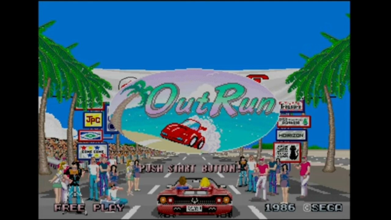 Out Run(Dreamcast) music ost - Splash Wave
