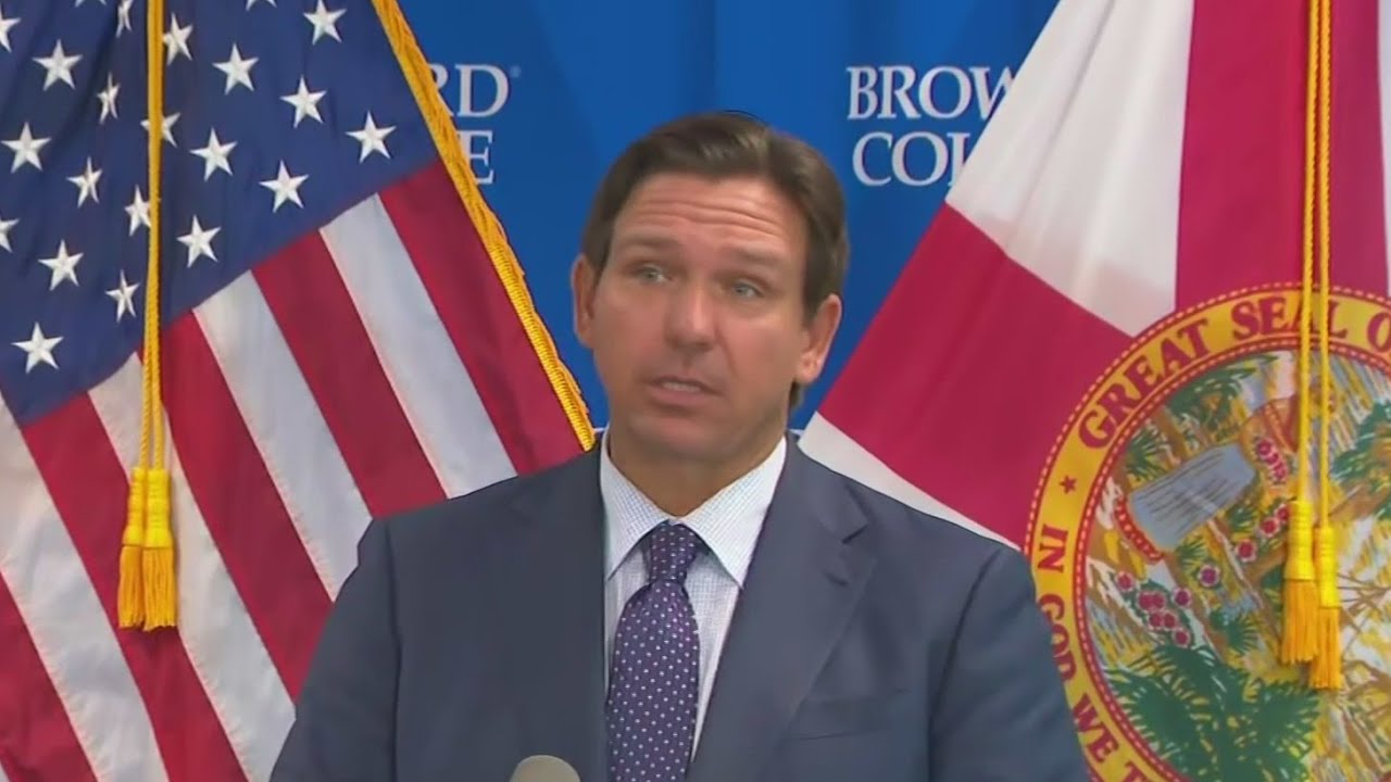Governor DeSantis Calls Broward Schools a 