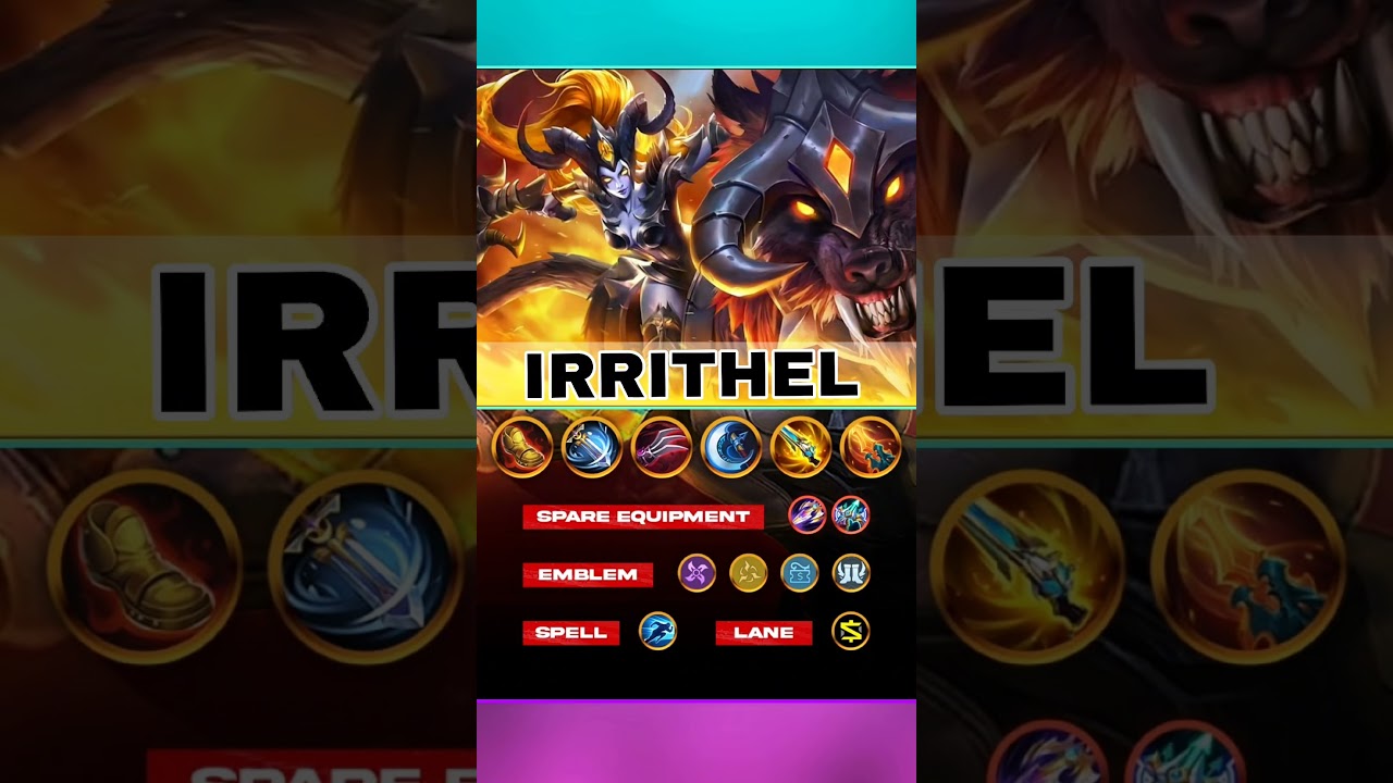 Irithel Best Build + Emblem + Spell | Full Damage Build Guide 2025 | Mobile Legends