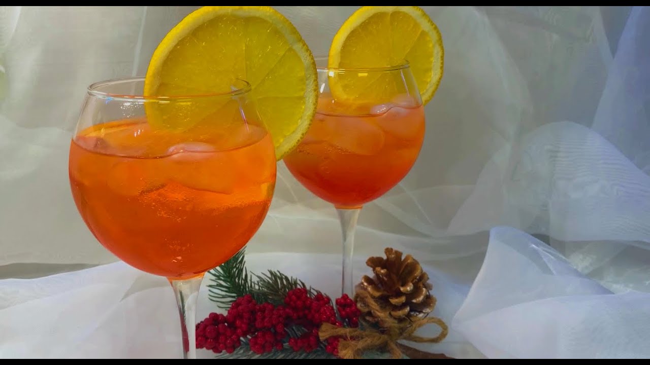 Коктейль Апероль шприц | Cocktail aperol spritz