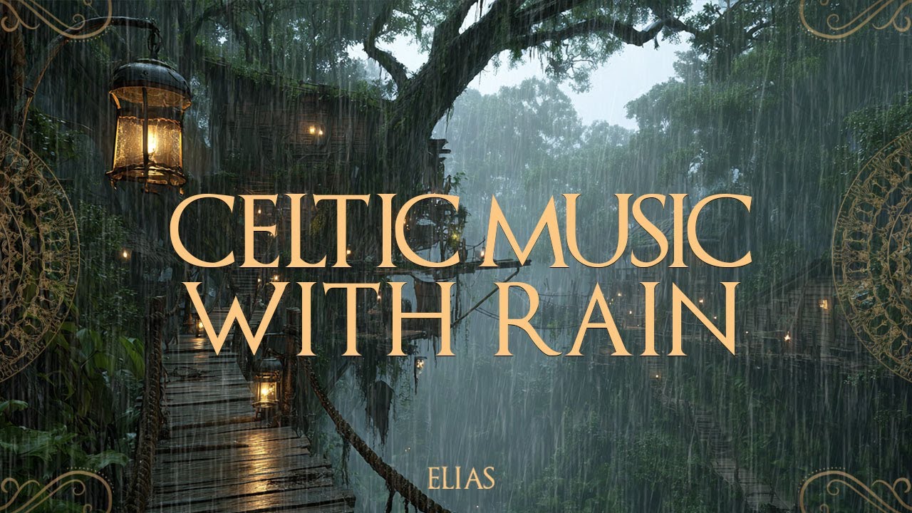 Celtic Medieval Music with Rain – Relaxing Background Instrumental for Study & Calm Mind