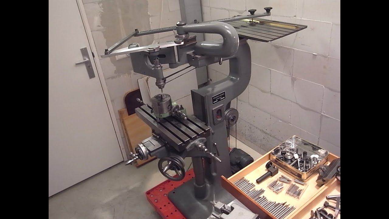 Deckel G1L with Accessories, Gravier Fräsmaschine
