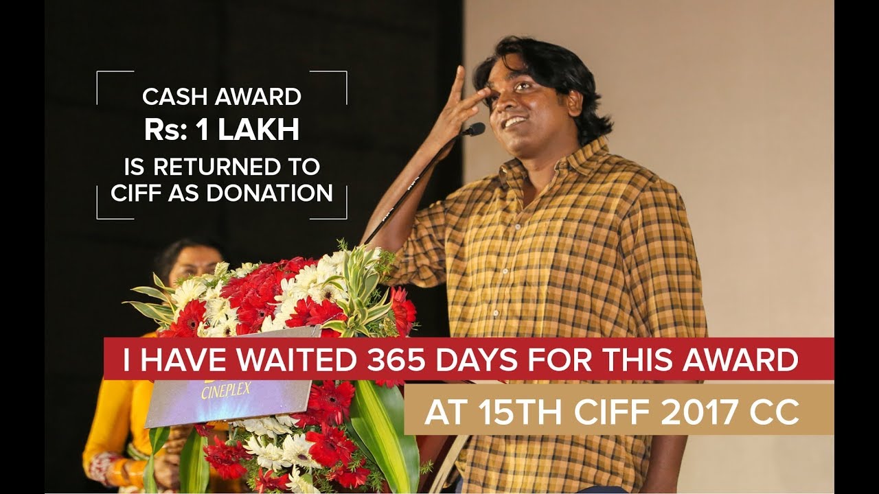 Vijay Sethupathi - Award waited 365 Days for me! Suhasini says at 15th CIFF 2017 #Vijaysethupathi