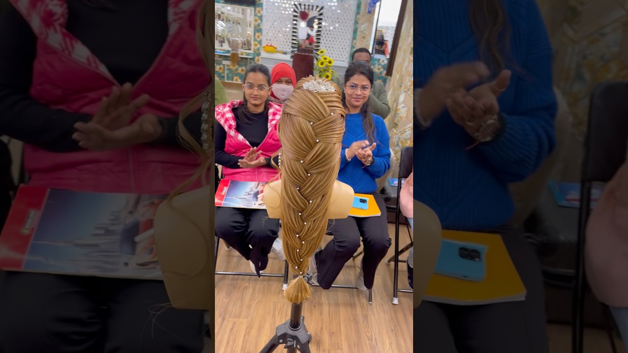 Demo for students #hairstyle #viral #shorts #viralvideo #hairclass #hairtutorial