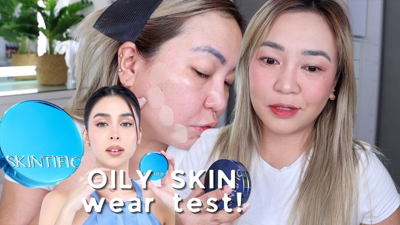 SKINTIFIC PERFECT STAY VELVET MATTE CUSHION!! WEAR TEST ON OILY SKIN!