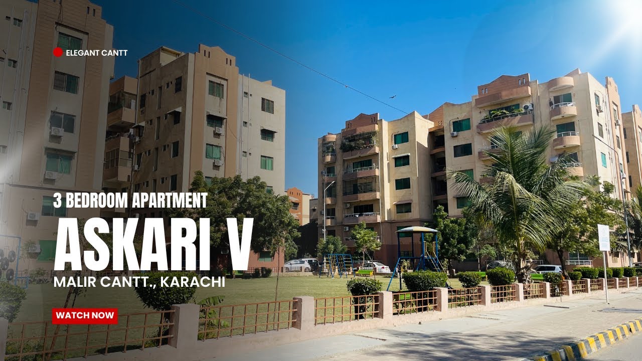 2400 Sq. Ft. Ground + 5 Apartment in Askari 5 Malir Cantt Karachi | Full Interior Review