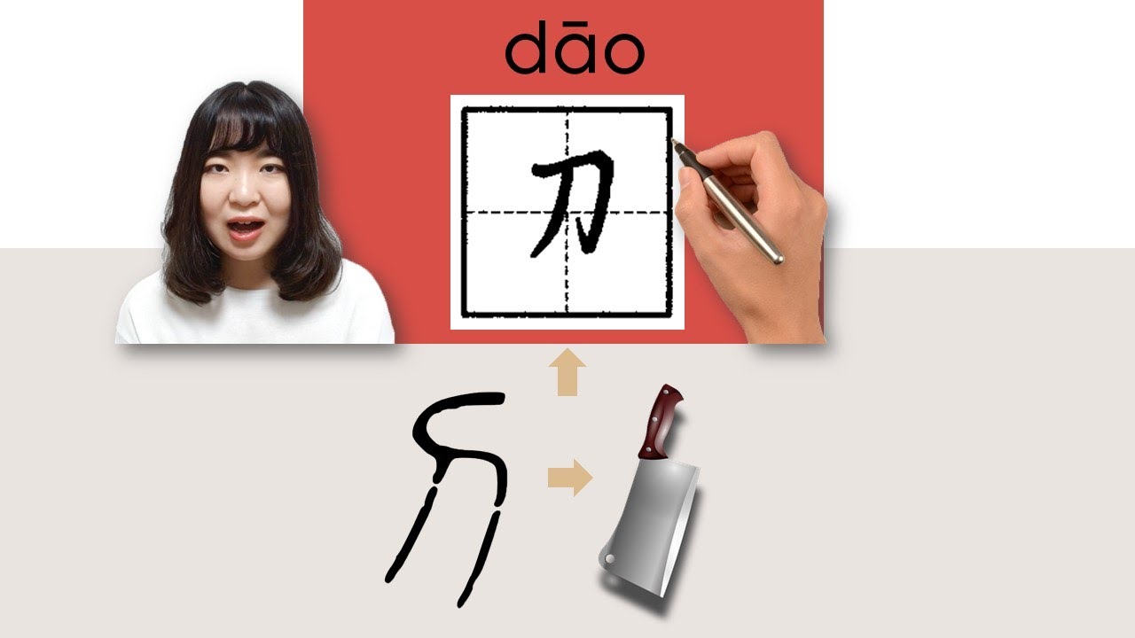 【NEW HSK4】/HSK4/刀//dao_(knife)How to Pronounce & Write Chinese Word & Character #newhsk3