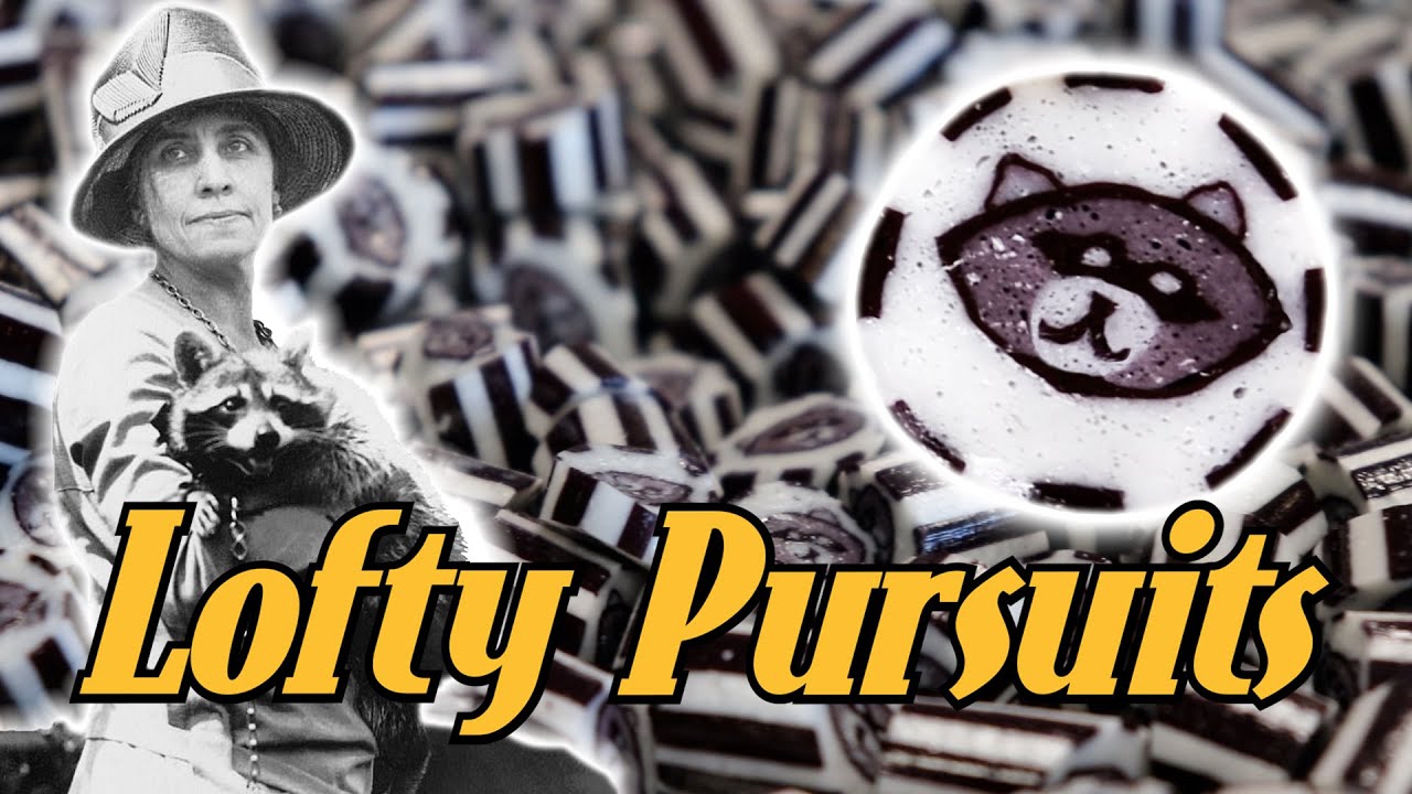 #171 Lofty Pursuits Raccoon candy: Celebrating Rebecca, the raccoon who lived in the White House.