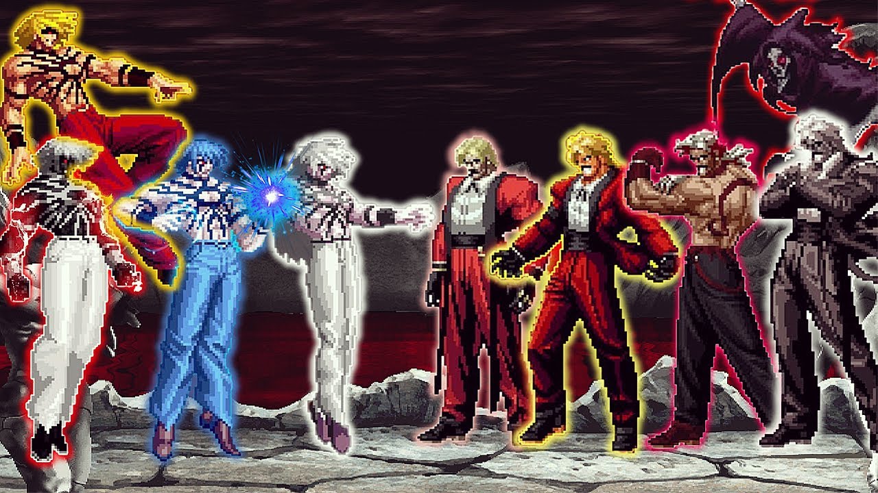 [KOF Mugen] Super Orochi Team Vs Bosses Rugal Team