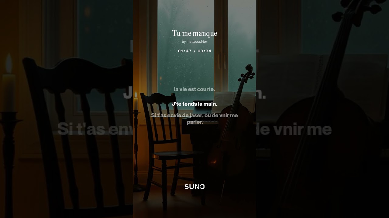 Matt Poudrier - Tu me manque