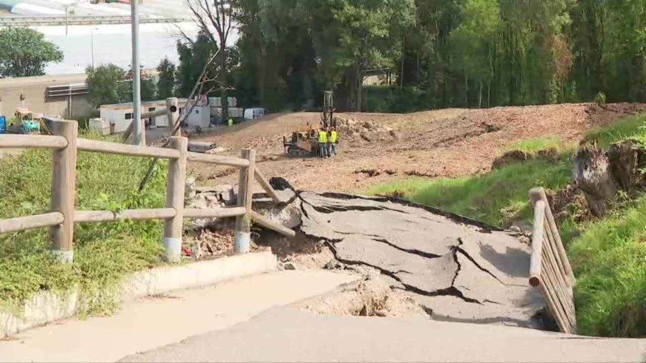 Routes arrach&eacute;es, terrain instable :  Bossez est sous surveillance, les travaux sont colossaux