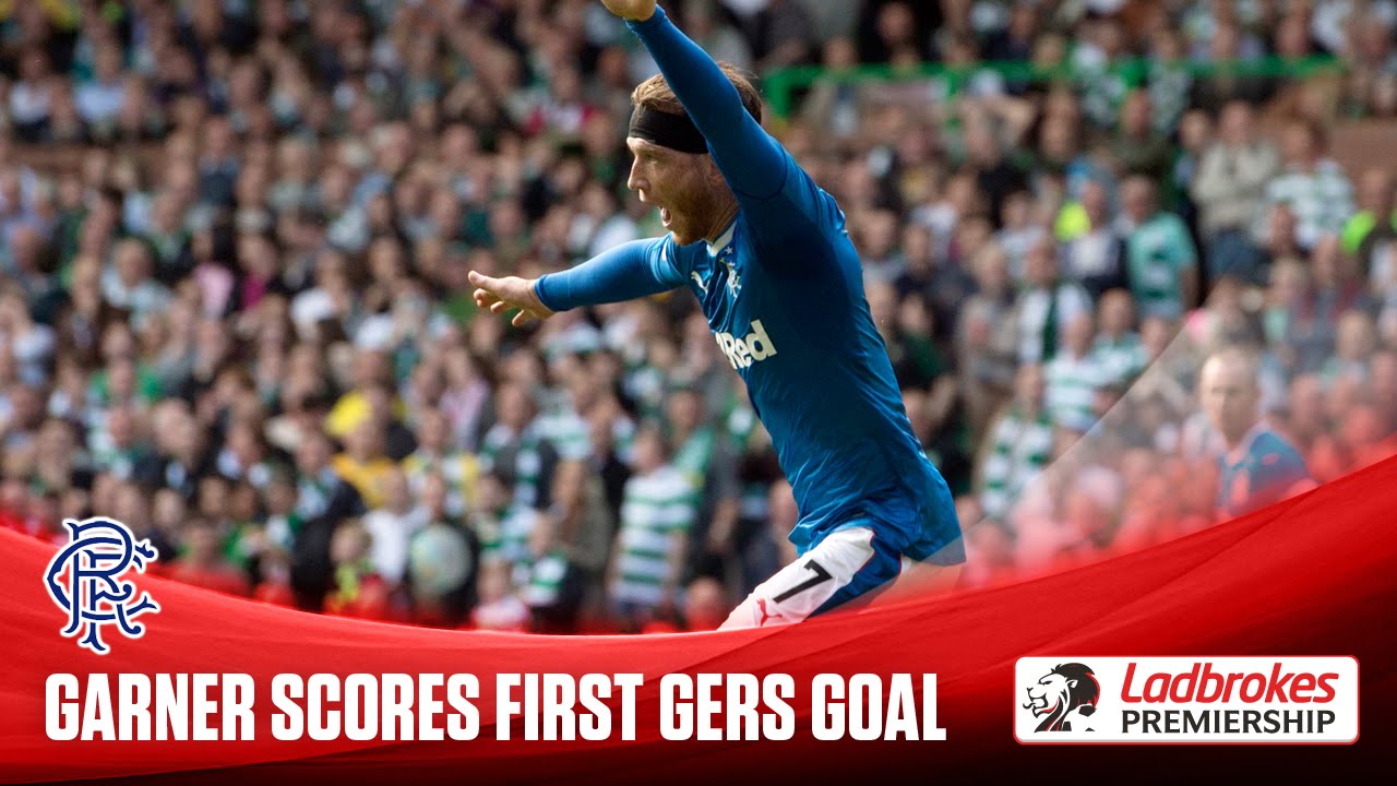 Joe Garner scores first ever goal for Rangers