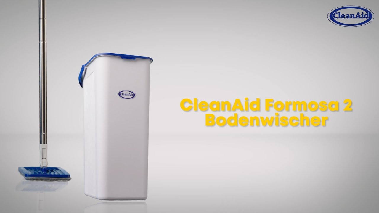 💦 CleanAid FORMOSA 2 Wischmopp-Set ▶ Kompakter Eimer & EXTRA langer Stiel [NEUES VIDEO] ✅