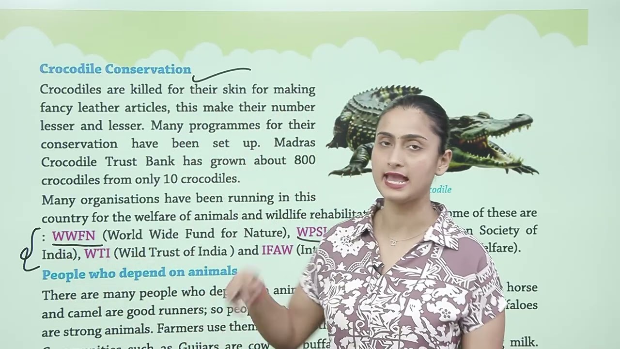 Ch 5 | Protecting Animals | My Green World | Class 05 | Growing Mind | For children