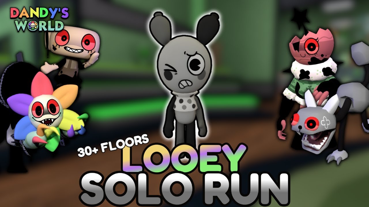[DANDY ICE FLOOR] LOOEY SOLO RUN (30+ FLOORS) | DANDY'S WORLD