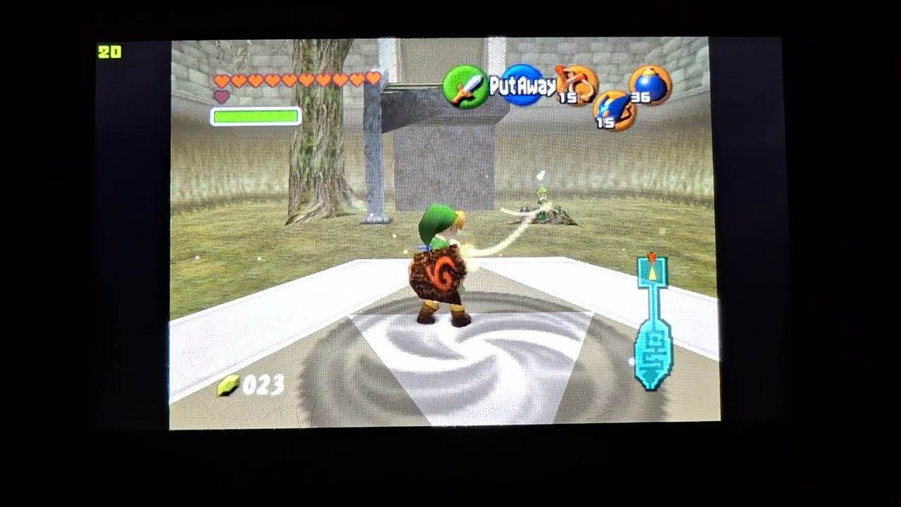 Ocarina of Time (OOT): Enter Forest Temple as Child Link Bombchu Hover (Easy Tutorial)