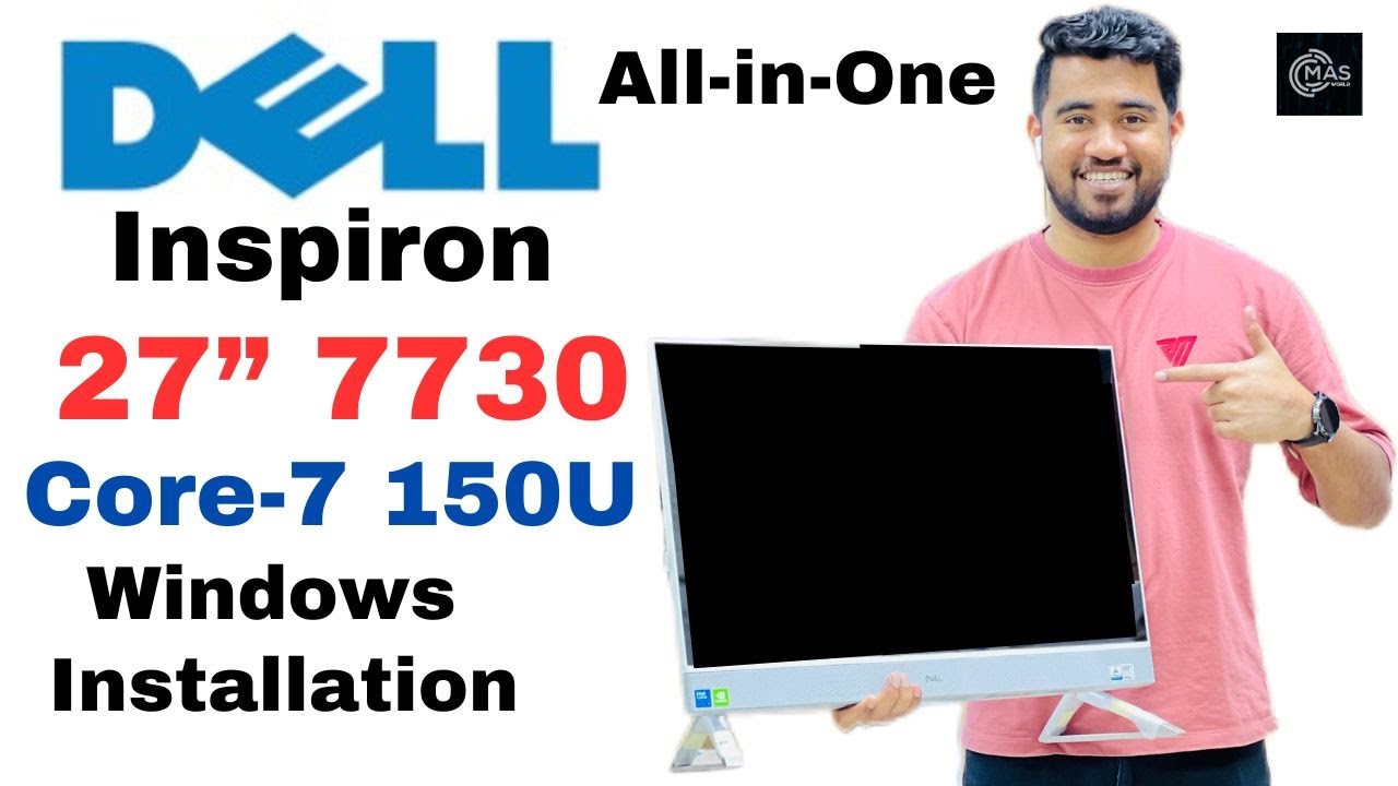 Dell Inspiron 27 7730 (Intel) core 7 150U All in One Desktop | setup