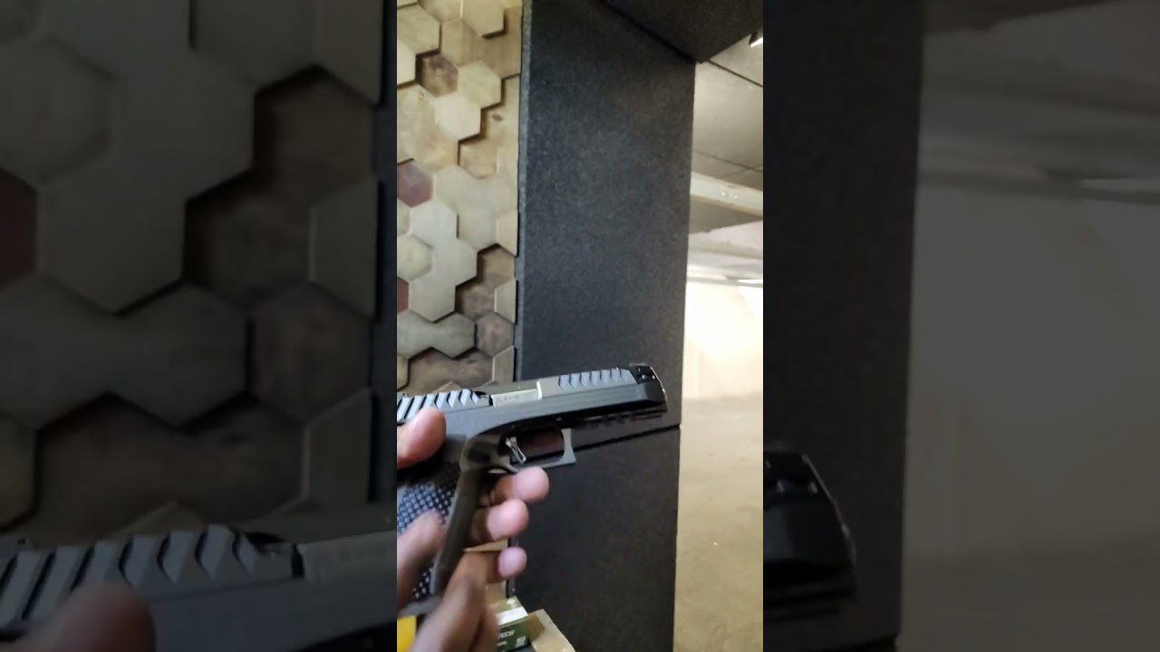 This is craziest pistol on the planet and the first with a gas blow back system. Laugo Arms Alien