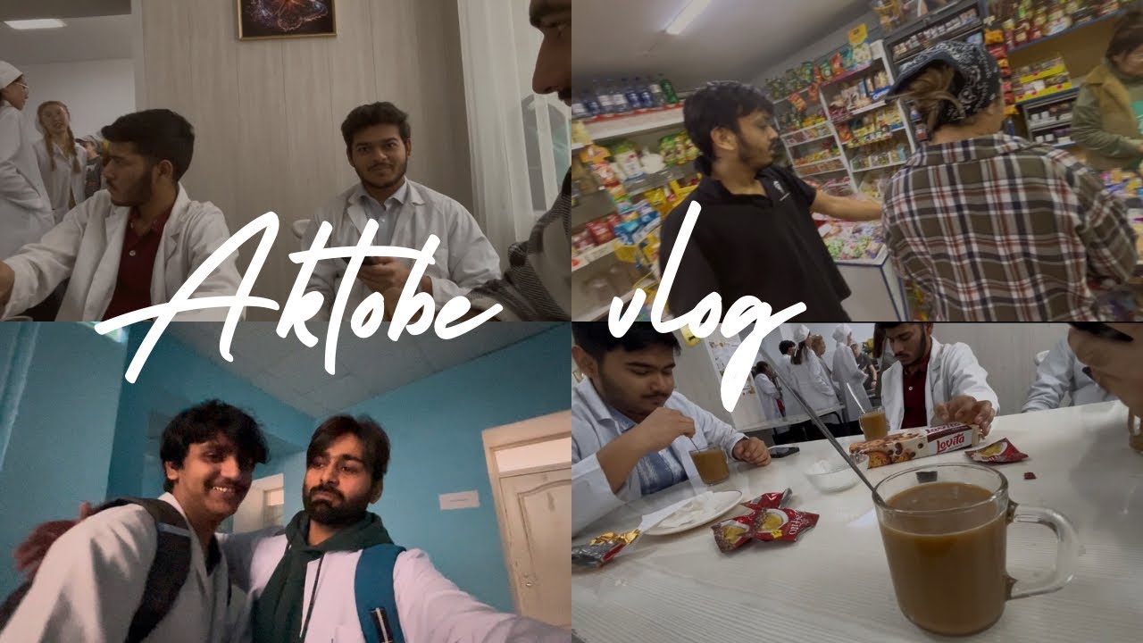 Daily routine of mbbs student in Kazakhstan ||AKTOBE||