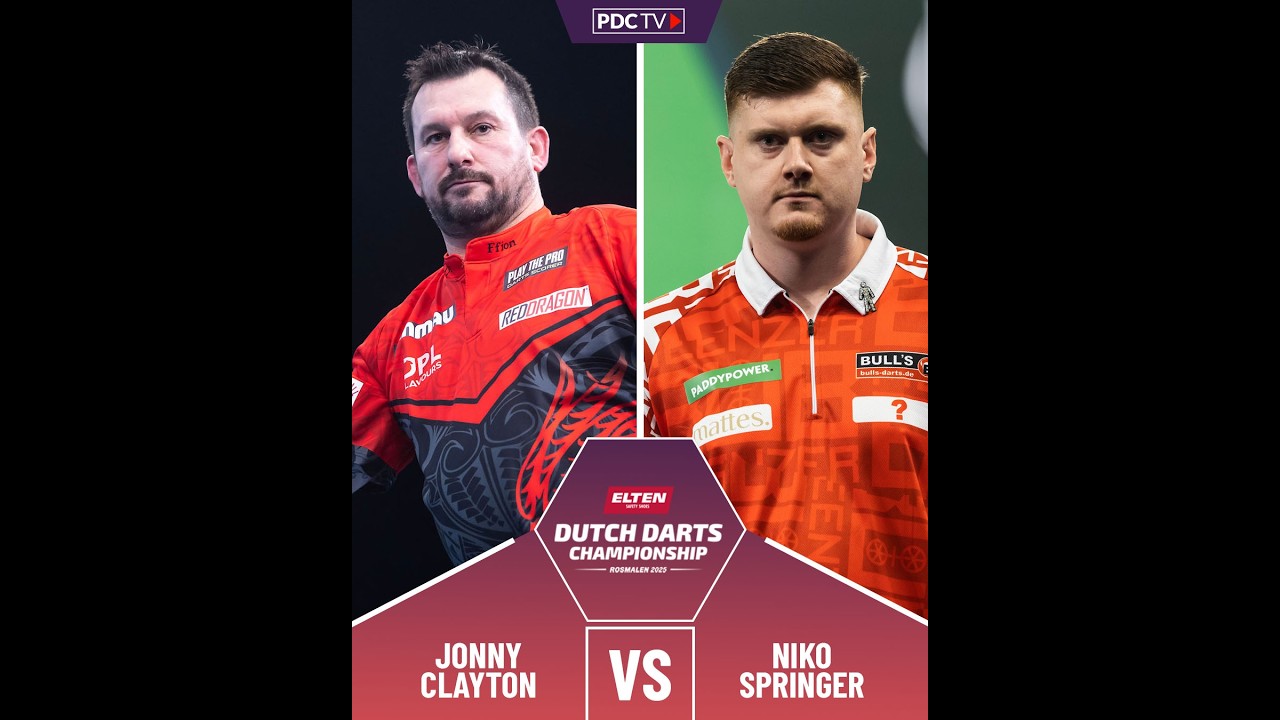 PDC Dutch Darts Championship 2025 Final Jonny Clayton vs Niko Springer 2025 05 25 HUN