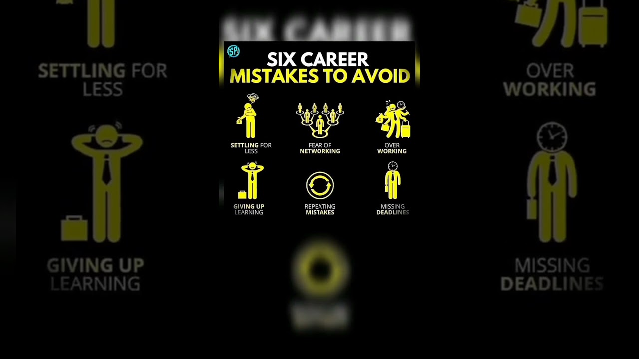 Six Career Mistakes To Avoid || #motivation #mindset #career #mistakes
