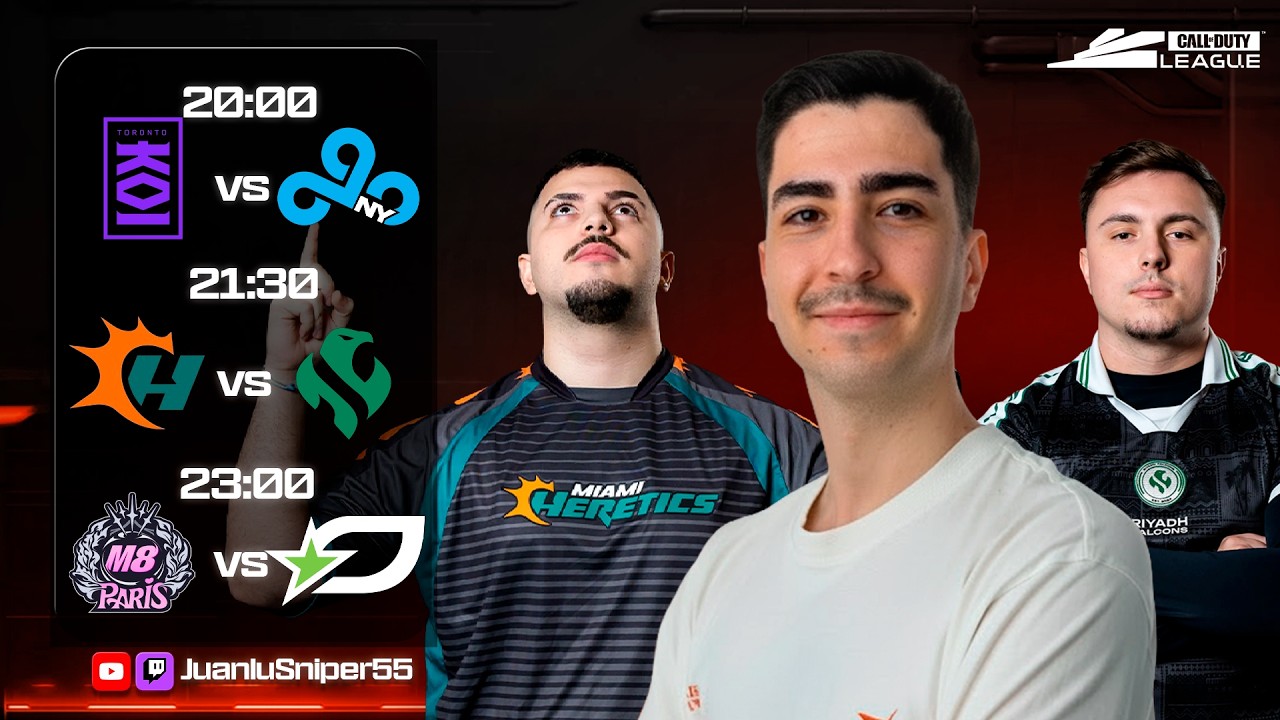 KOI vs C9 | HERETICS vs FALCONS | OPTIC vs GENTLEMATES | WP CDL En Español