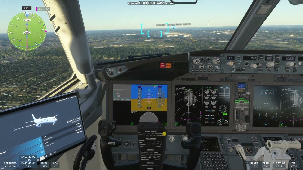 LANDING IN ATLANTA