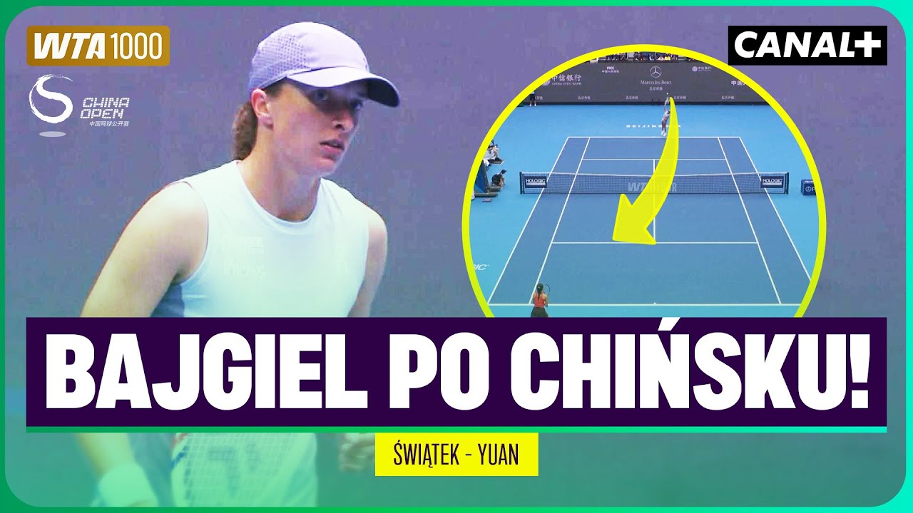 PIEKARNIA IGI ŚWIĄTEK! SOLIDNY START TURNIEJU! ŚWIĄTEK - YUAN, SKR&Oacute;T MECZU