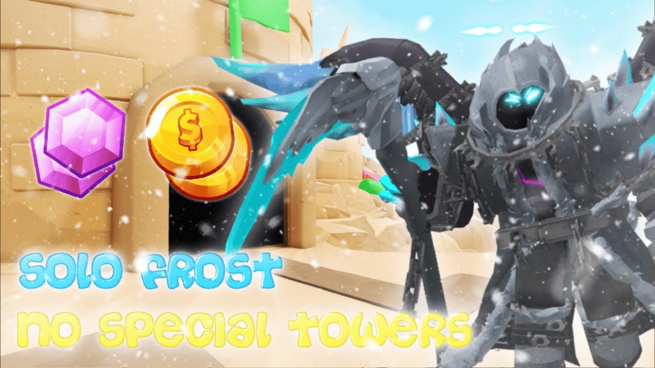 FROST Mode SOLO with NO SPECIAL TOWERS | Roblox TDS