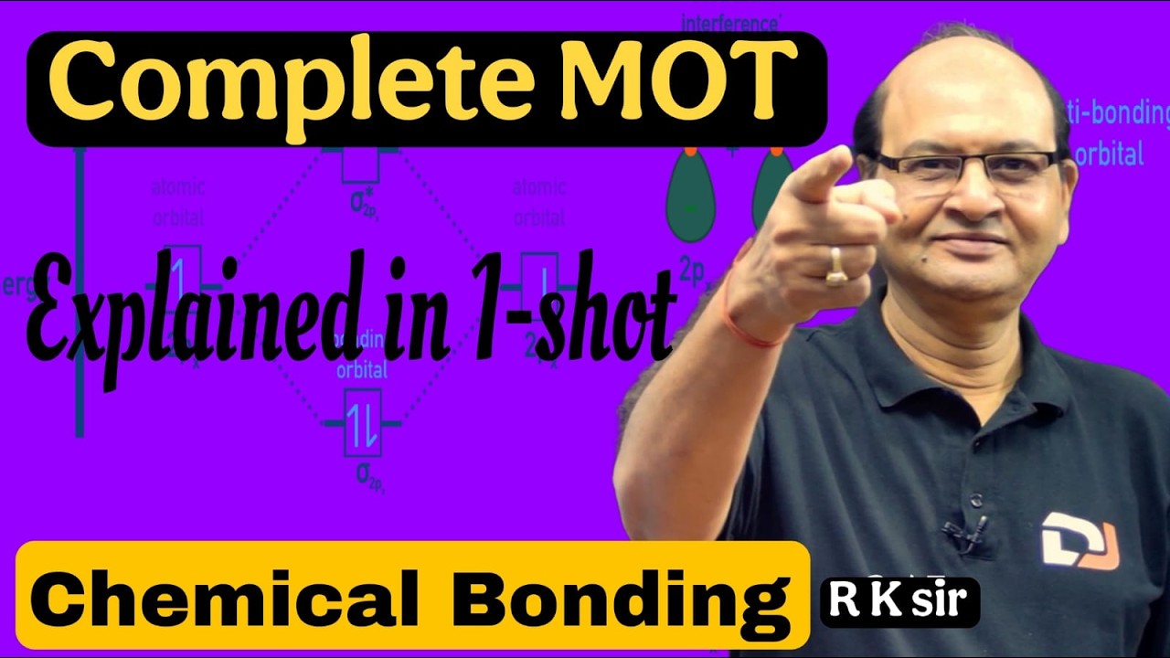 Molecular Orbital Theory || All doubts cleared in One-Shot for JEE NEET