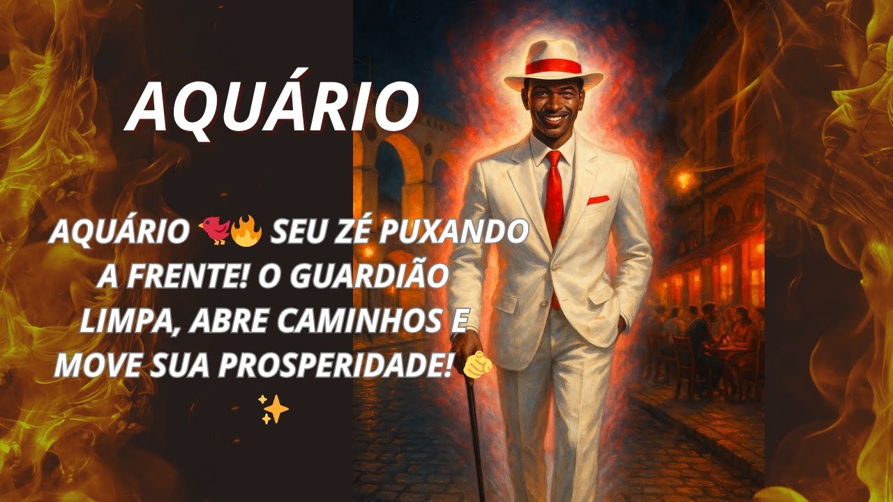 AQUÁRIO 🫵 SEU GUARDIÃO LIMPANDO E MOVIMENTANDO A SUA ENERGIA 🐦‍🔥 SUA PROSPERIDADE É GRANDE 🪶💥