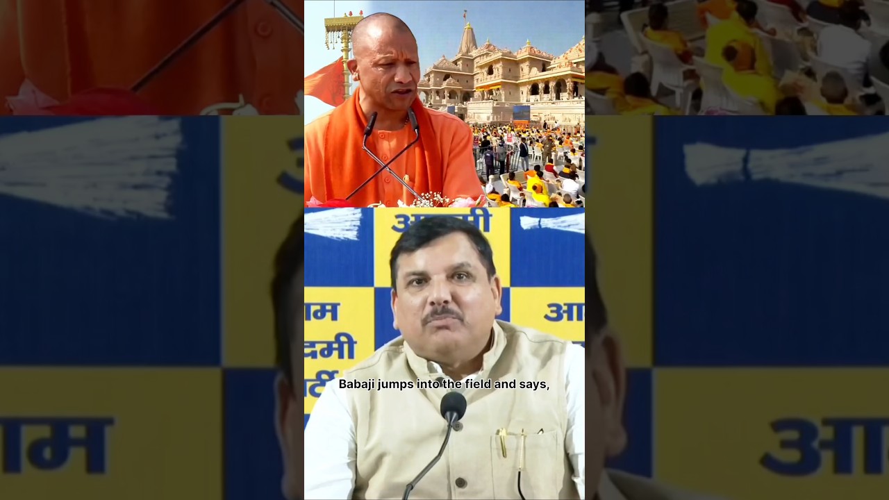 🚨Sanjay Singh Tough Questions on the Ram Mandir Issue🚨 #shorts