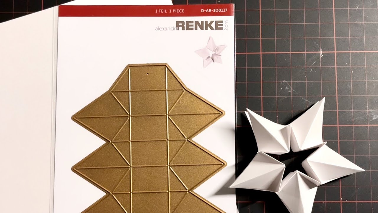 Alexandra Renke „Doppel-Faltstern“ alexandrarenke #basteln #kreativ