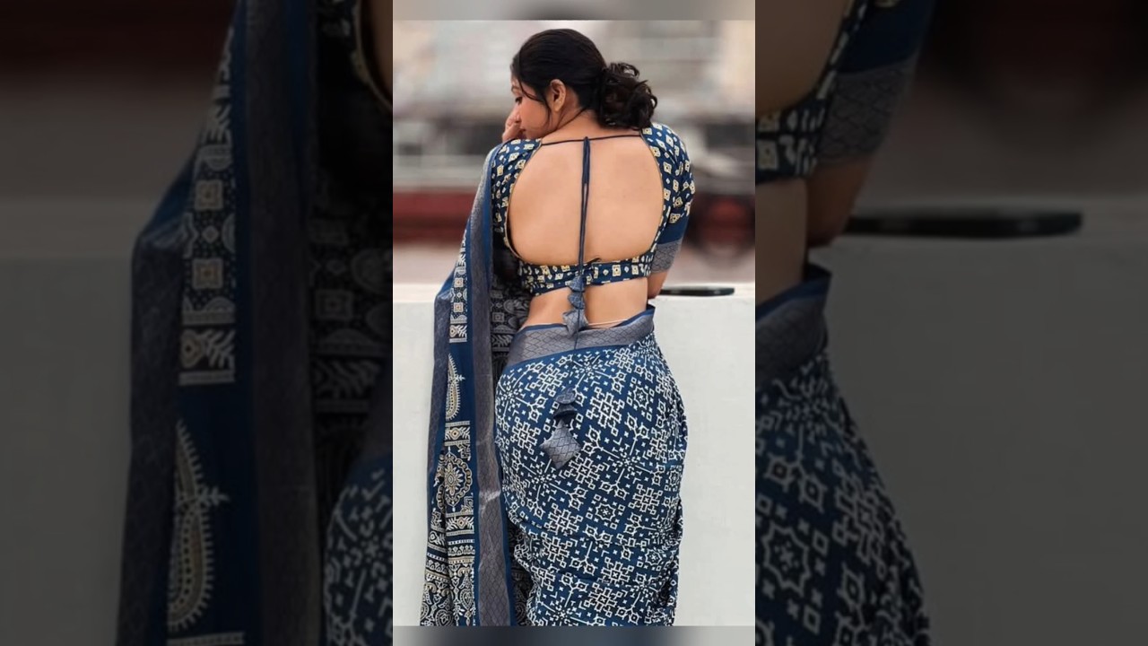New back neck blouse design #short #shortvideo #reels #trending #song #blouse #blousedesign #blouses