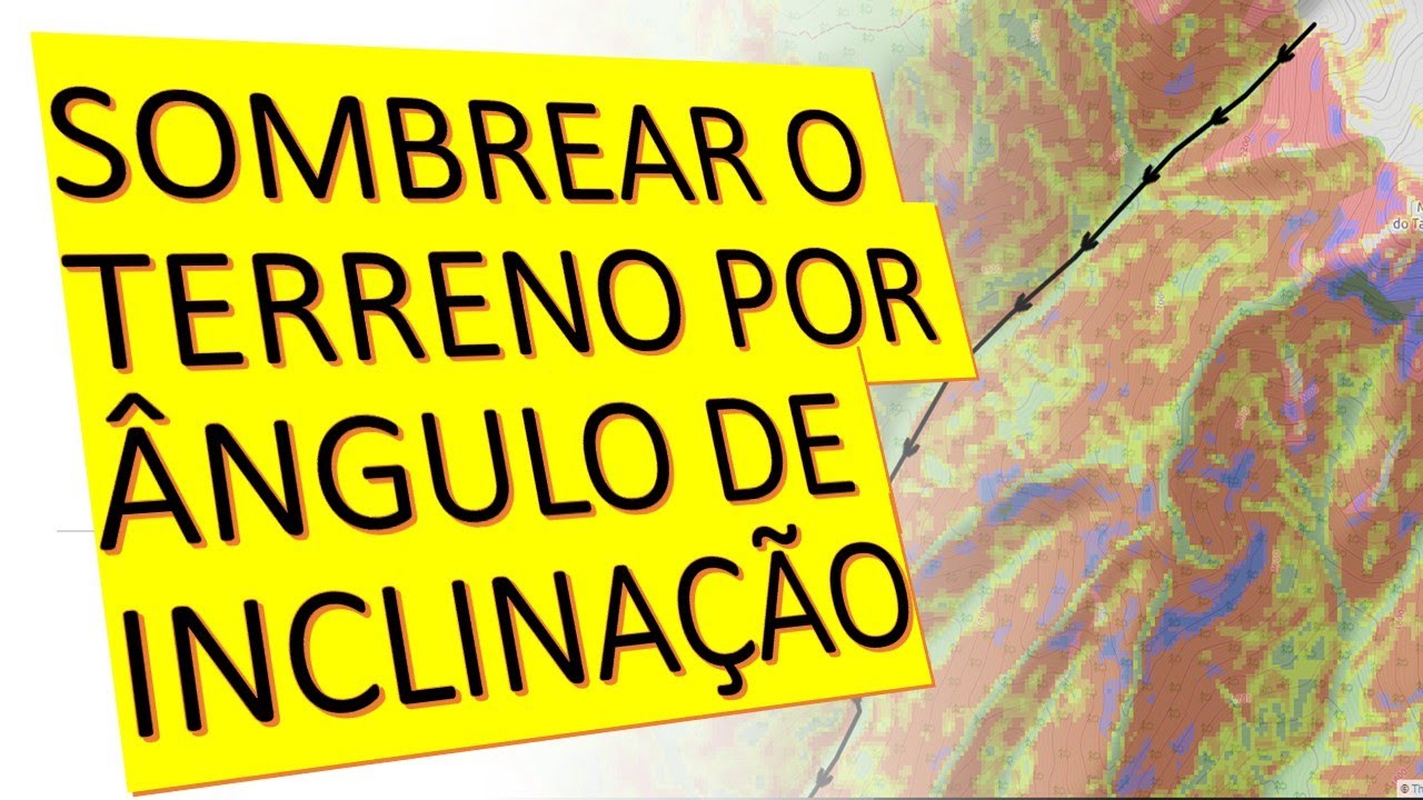 Como mapear áreas de declividade do terreno sombreando pelo ângulo de inclinação com o Caltopo