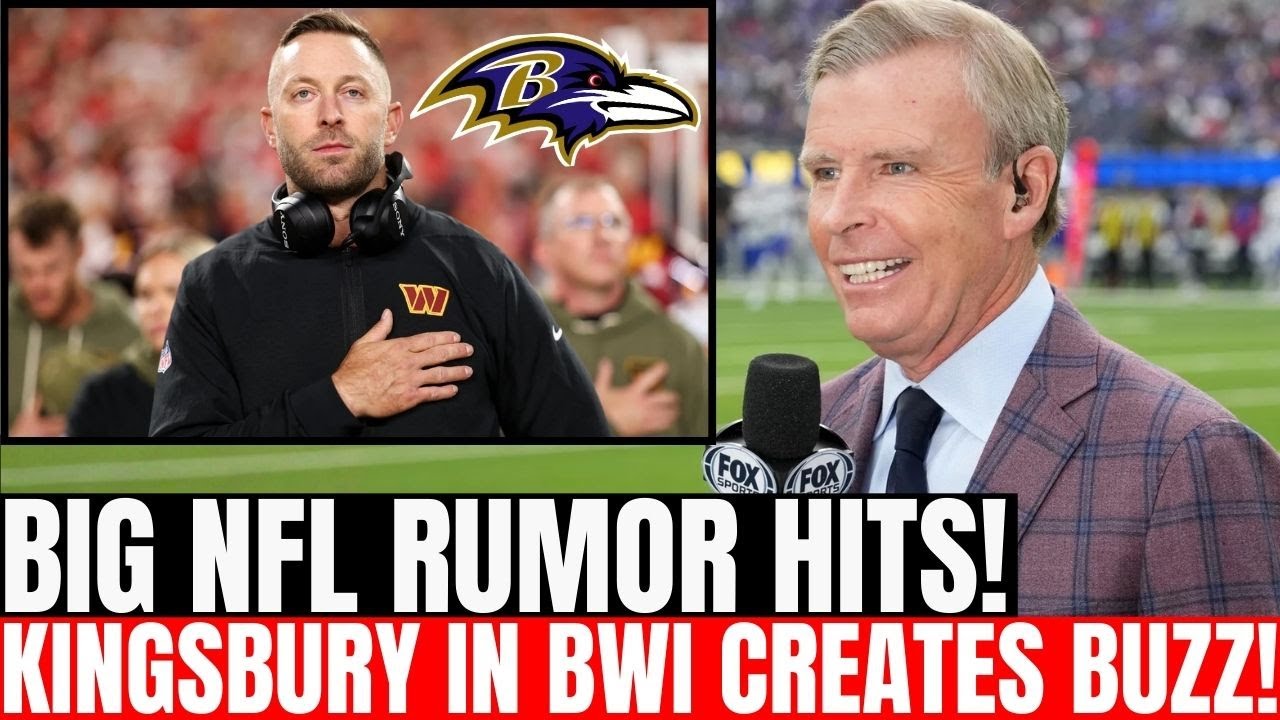 KLlFF WATCH: Kingsbury jet spotted at BWI — Baltimore buzzes with RUMORS | Ravens News