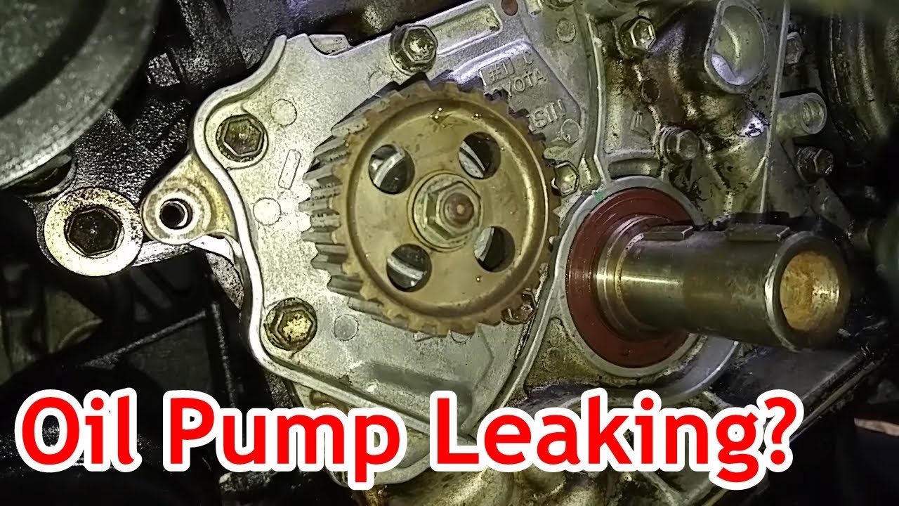 Toyota Camry / Celica / RAV4 / Solara I4-5SFE - Oil Pump Housing & Shaft Seals Replacement