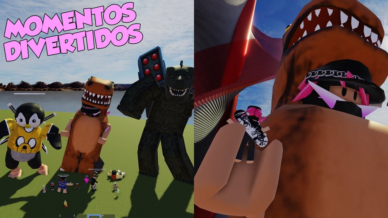 RAGDOLL TESTING MOMENTOS DIVERTIDOS VESTIDA DE DINOSAURIO // ROBLOX FUNNY MOMENTS