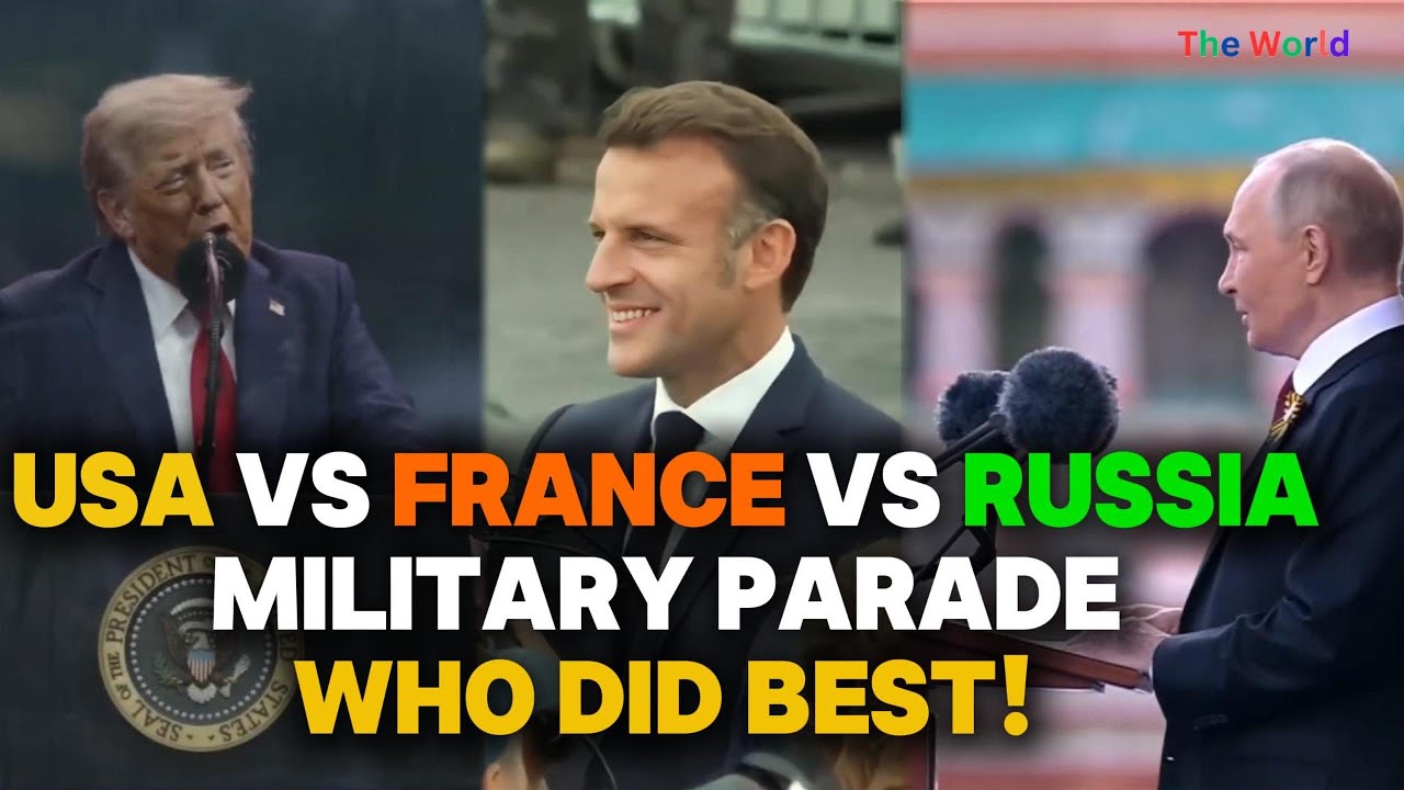 USA vs France Vs Russia Military Parade Comparison || Bastille Day Parade