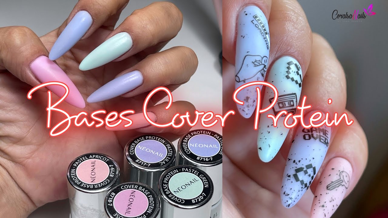 RELLENO DE UÑAS CON BASES. ¡Fácil! Ponemos a prueba Bases Cover Protein de Neonail . @coralsanails
