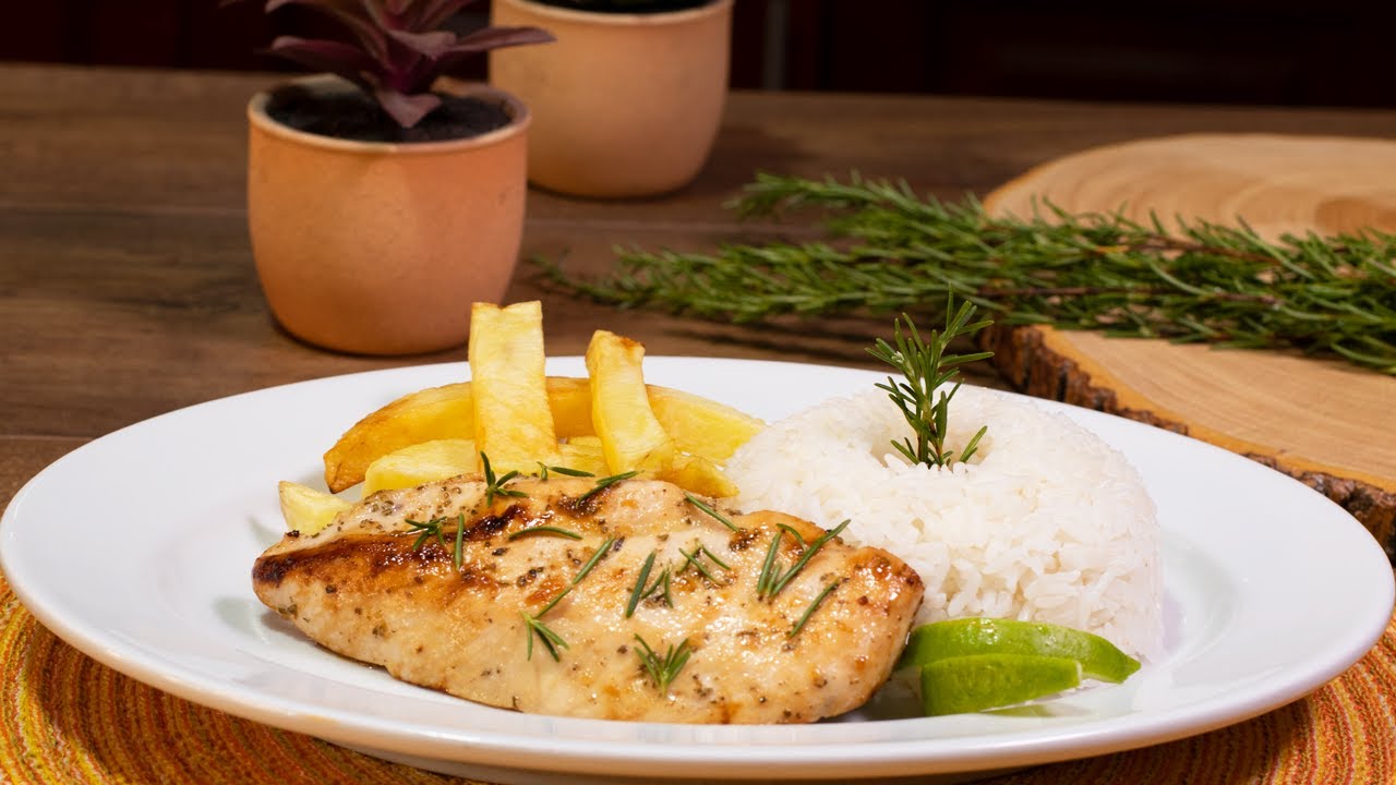 Como preparar pollo al romero receta fácil y rápido| A COCINAR.