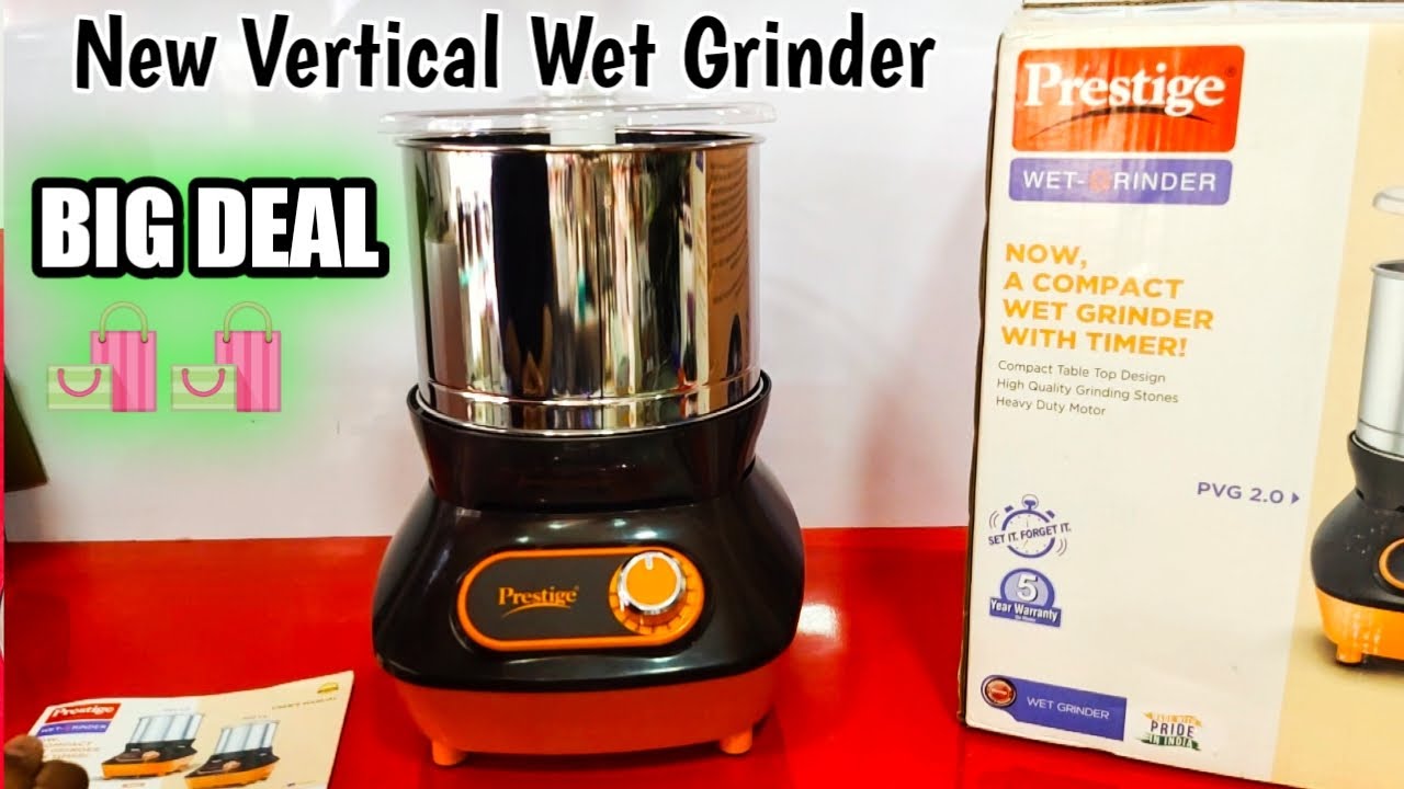 ✨New Prestige Vertical Wet Grinder | Prestige PVG 2.0 Wet Grinder Review in Hindi | Wet Grinder