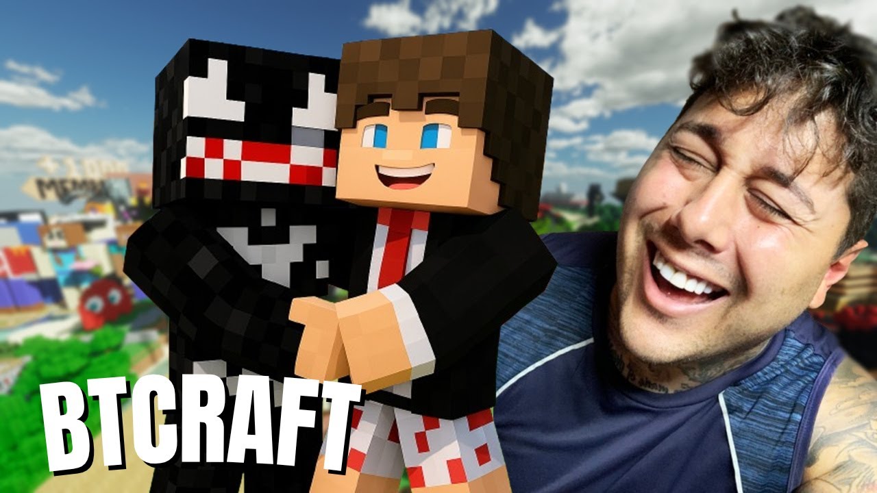 JOGANDO MINECRAFT DEPOIS DE 10 ANOS NO MAPA BTCRAFT DO VENOM EXTREME!