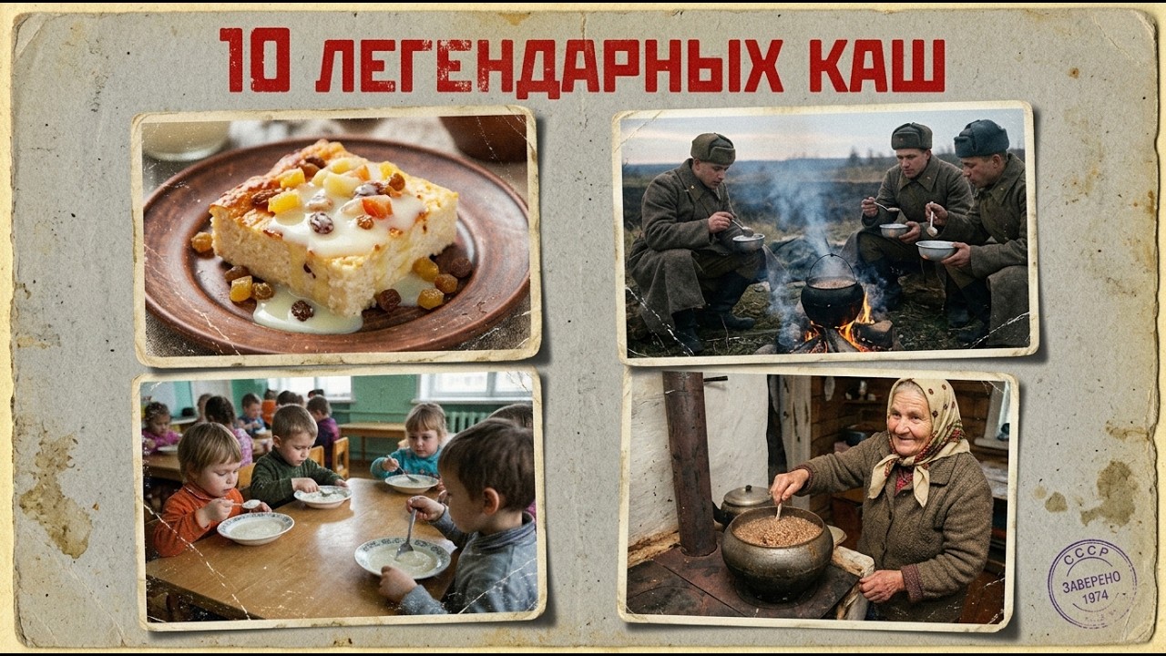10 Легендарных Каш СССР Самых Вкусных и Сытных, Которые Мы Едим До Сих Пор