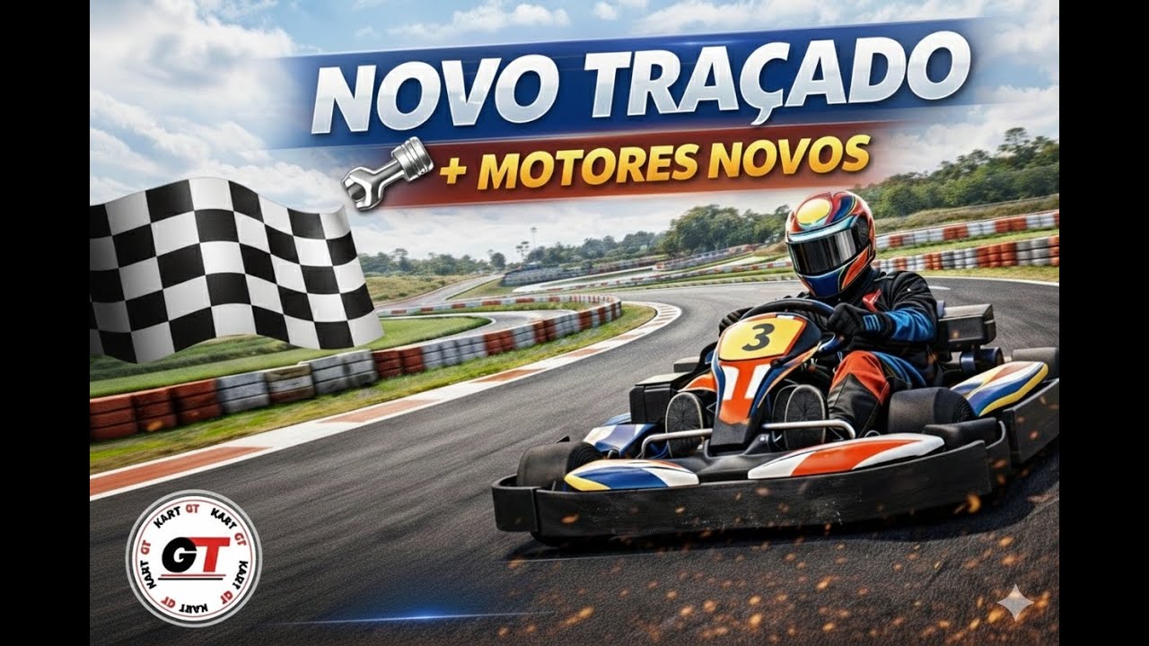 NOVO TRAÇADO no Kart GT Pinhais | Treino forte + TOP 5 do mês 🏁
