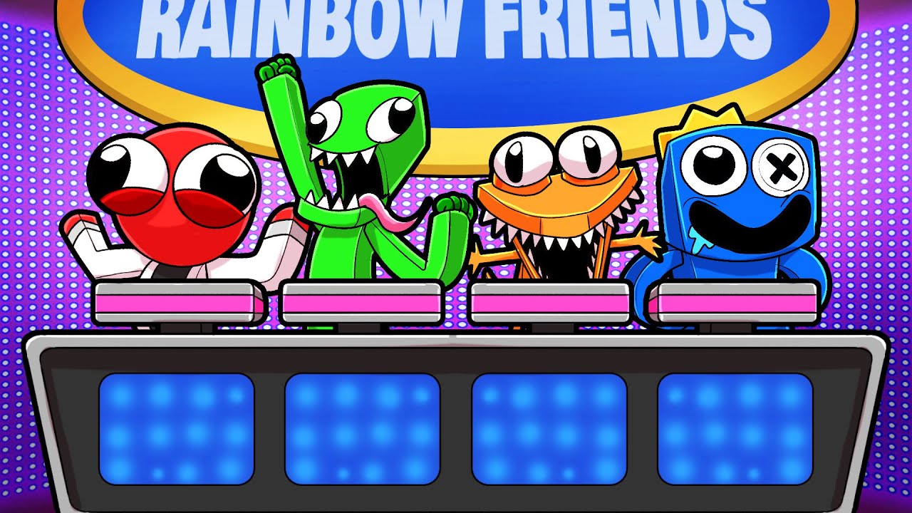 FAMILY FEUD RAINBOW FRIENDS!!