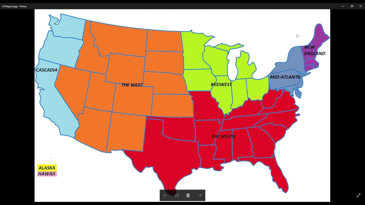 Regions of the US: New England